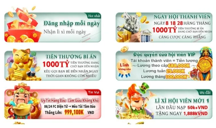 Khuyến Mãi 1 Các chương trình Khuyến Mãi Tại CWin hấp dẫn tặng hội viên