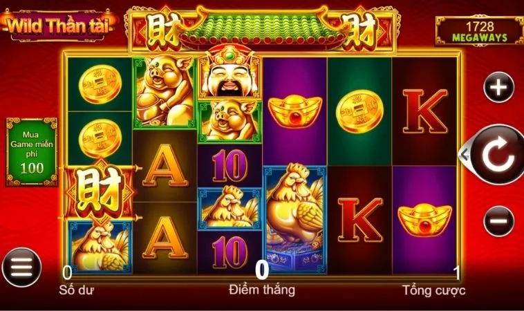 Bí Quyết Chiến Thắng Nổ Hũ Thần Tài Tại CWin 2 Giao diện chơi Nổ Hũ Thần Tài tại CWin