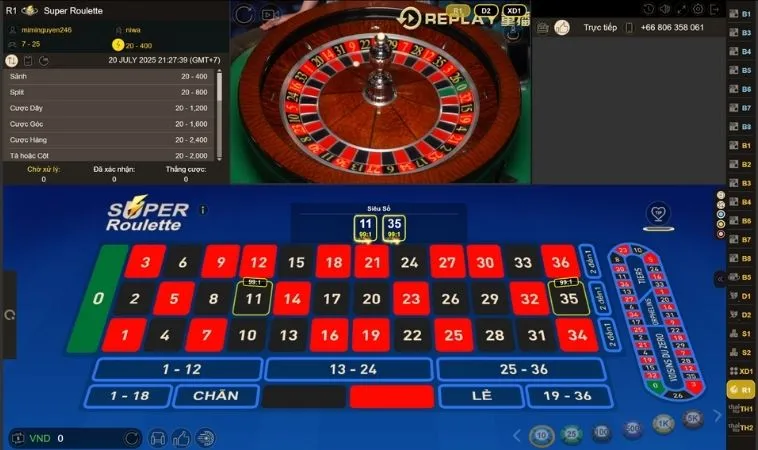 Bí Quyết Thắng Lớn Cách Chơi Roulette Nhà Cái CWin Siêu Hay 2 Giao diện đặt cược Roulette Nhà Cái CWin